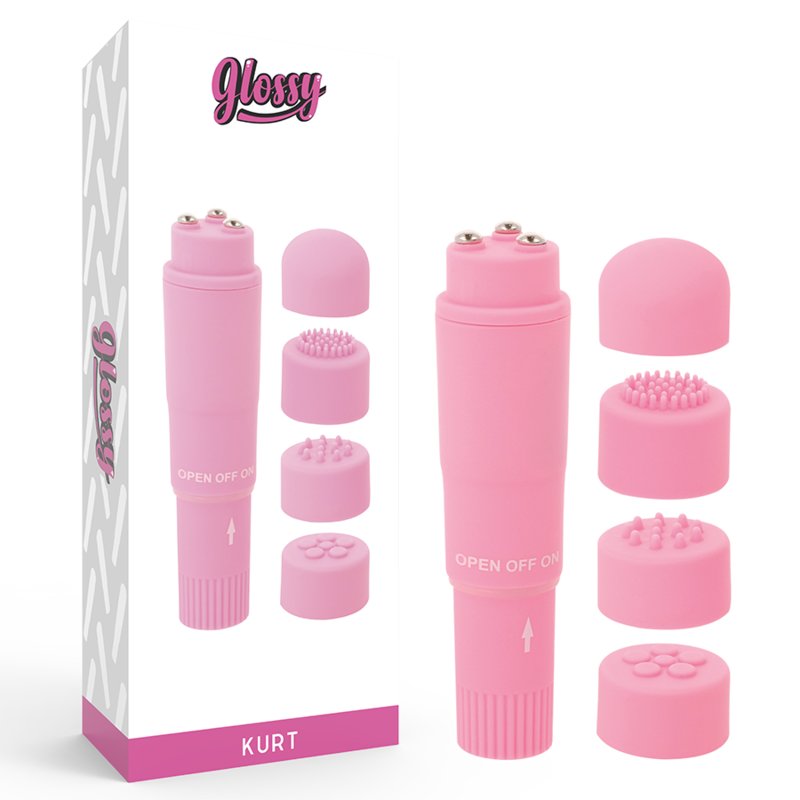 glossy kurt taschenmassager rosa