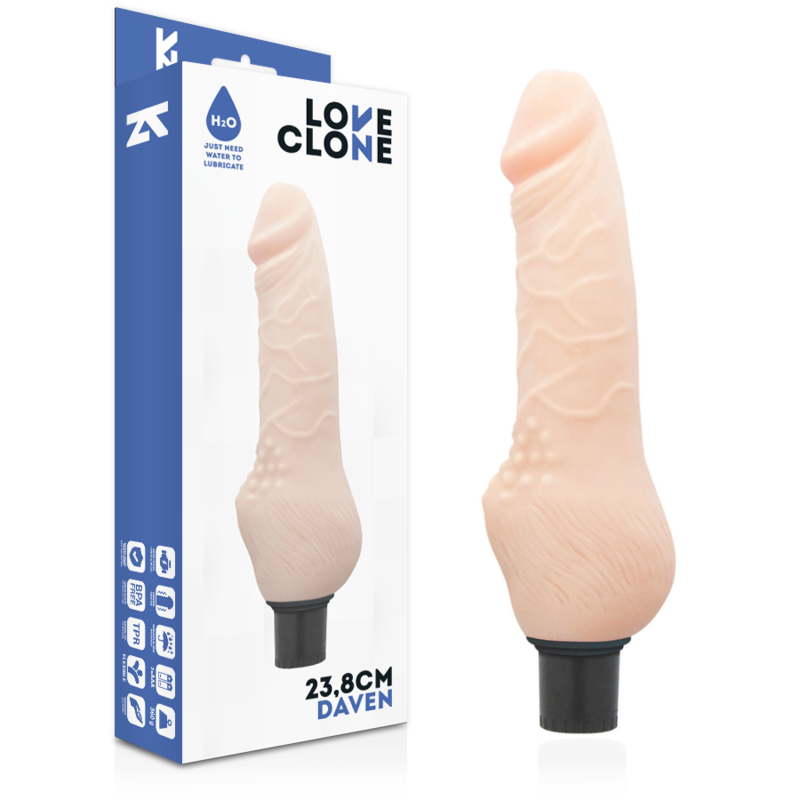 loveclone daven selbstschmierung realistisch 23.8 cm o 3.8 cm