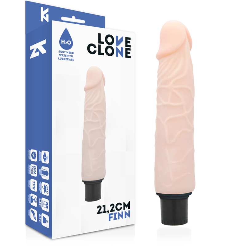 loveclone finn selbstschmierender vibrator 21.2 cm o 3.8 cm