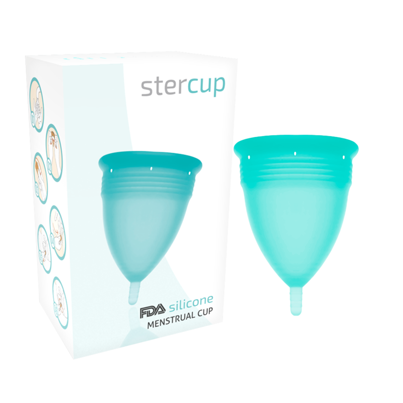 stercup fda silikon menstrualcup aquamarin grÖsse s