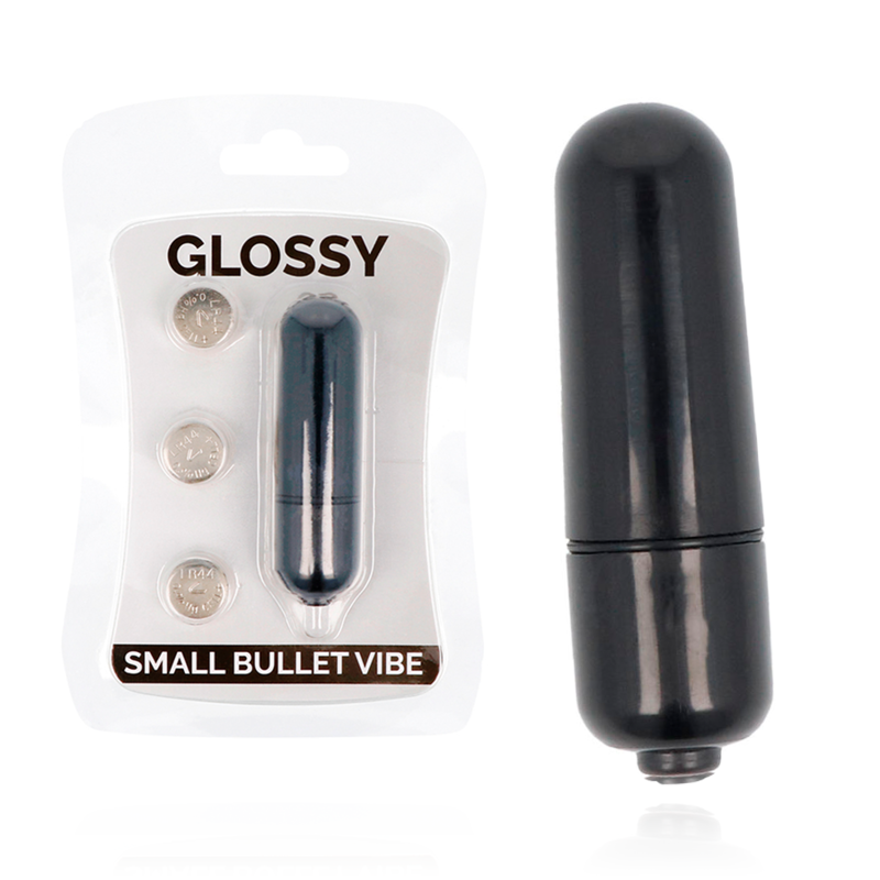 glossy kleine bullet vibe schwarz