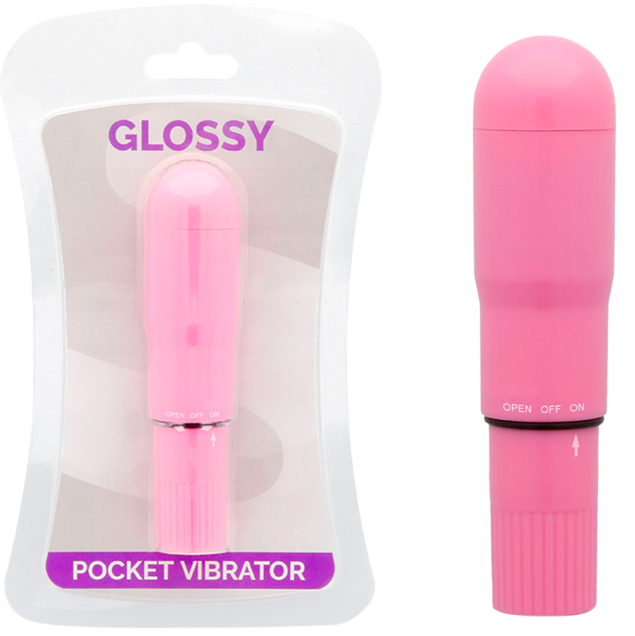 glossy taschenvibrator deep rose