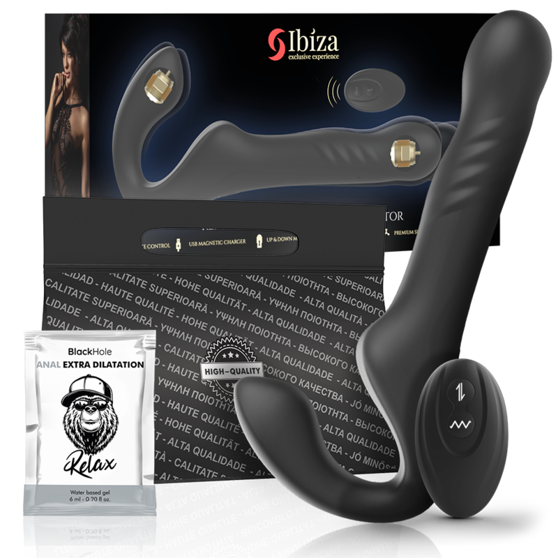 ibiza trgerloser vibrator mit fernbedienung up down
