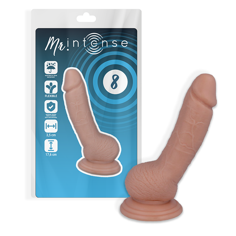 mr intense 8 realistic penis 17.6 cm o 3.5 cm