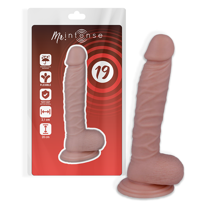 mr intense 19 realistic penis 20 cm o 3.1 cm