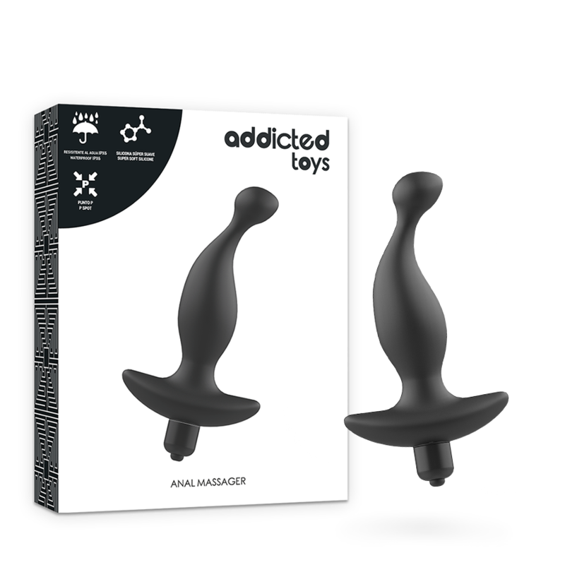 addicted toys analmassager mit schwarzer vibrationmodell 1