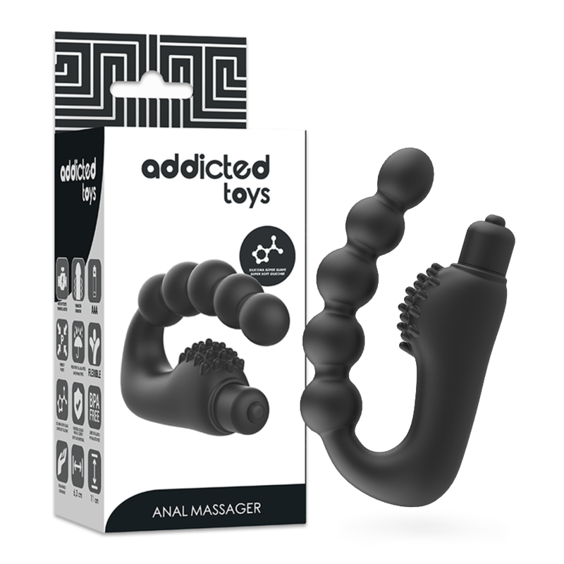 addicted toys anal massager prostatik mit vibration