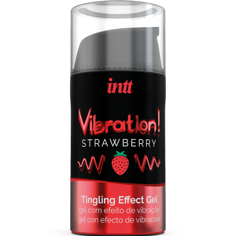 intt kraftvolles intimstimulierendes flÜssiges vibrationsgel erdbeere 15 ml