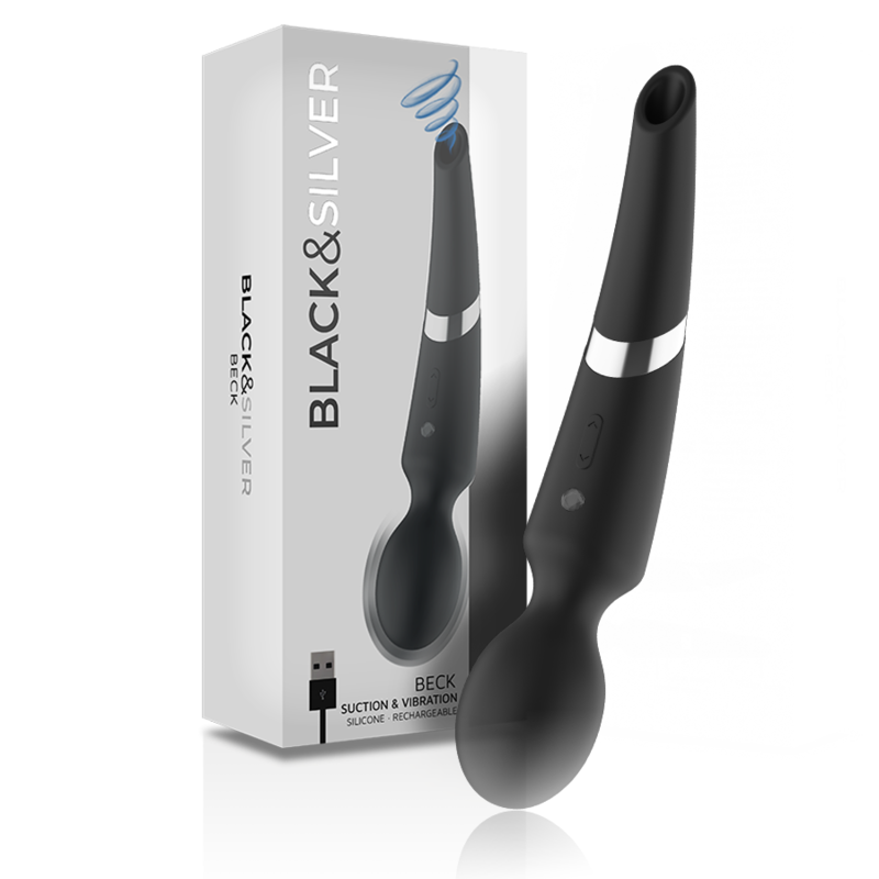blacksilver beck stab und saugnapf 2 in 1 silikon