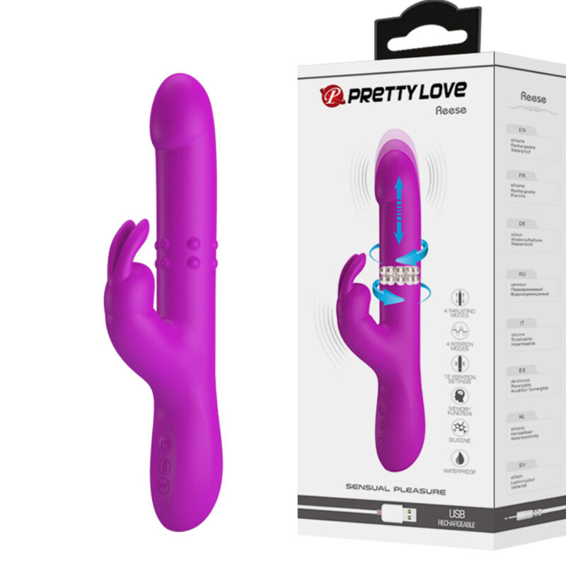 pretty love reese vibrator mit lila rotation