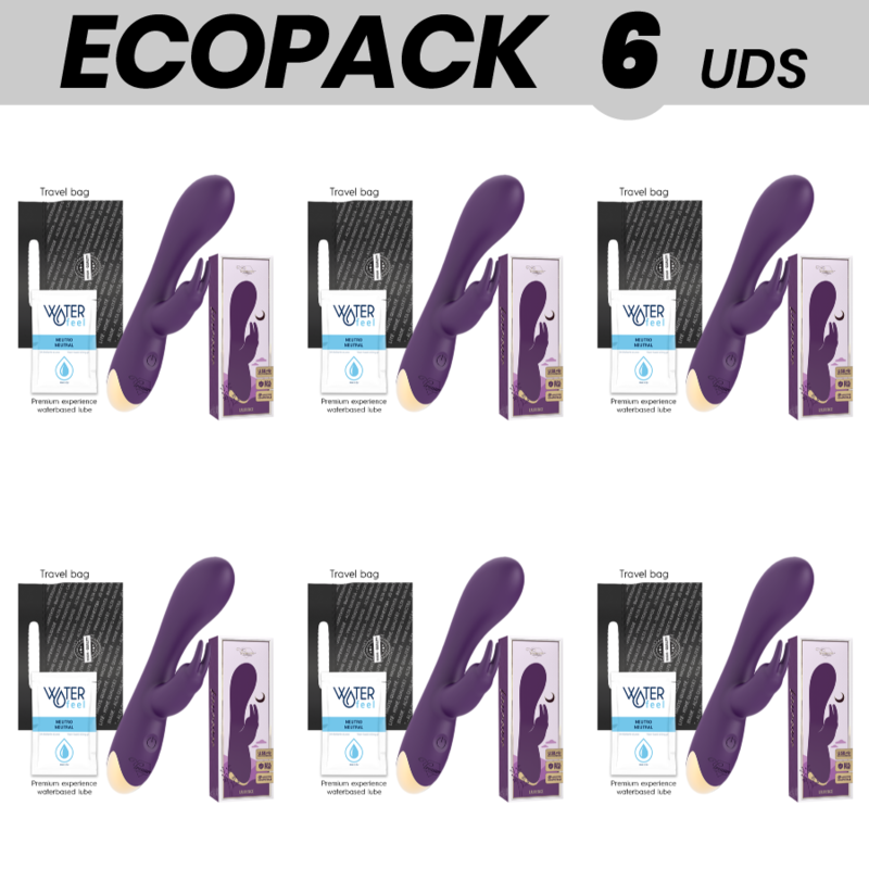 ecopack 6 einheiten treasure laurence rabbit vibrator compatible con watchme wireless technology