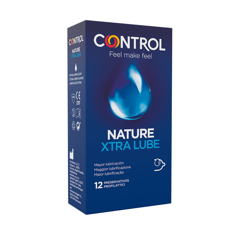 control adapta nature extralube condoms 12 units