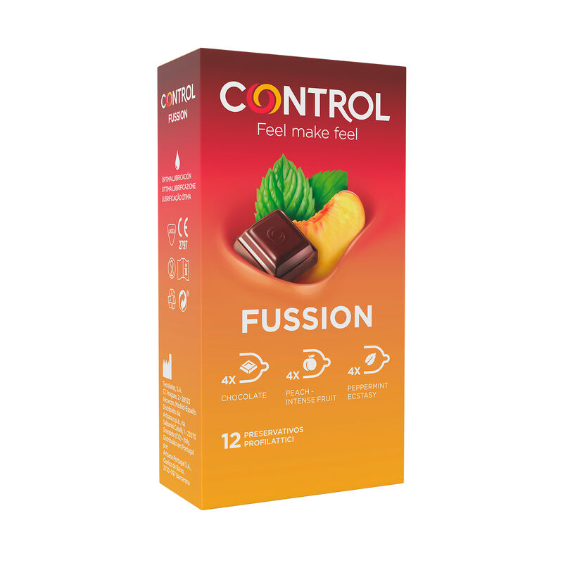 control fussion condoms 12 units