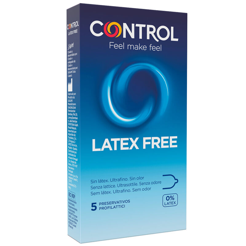 control free sin latex condoms 5 units