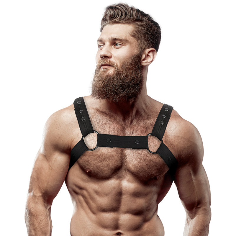 fetish submissive attitude verstellbarer neopren brust sport harness fÜr mnner