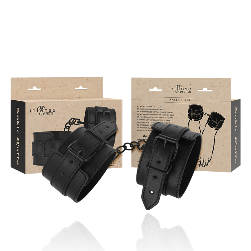 intense fetish knÖchelstze aus veganem leder