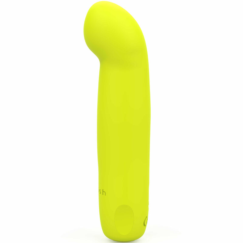 b swish bcute curve infinite klassischer wiederaufladbarer silikonvibrator gelb