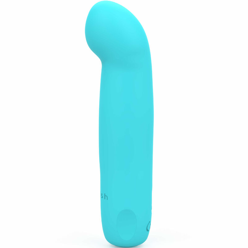 b swish bcute curve infinite klassischer wiederaufladbarer vibrator aus blauem silikon