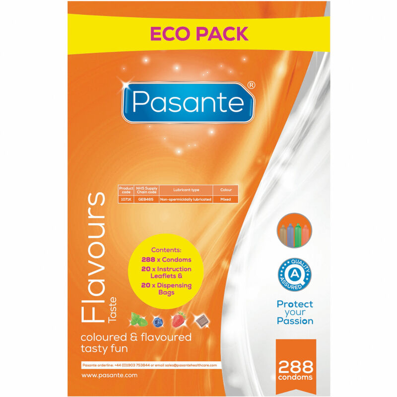 pasante kondome eco pack aromen beutel 288 einheiten