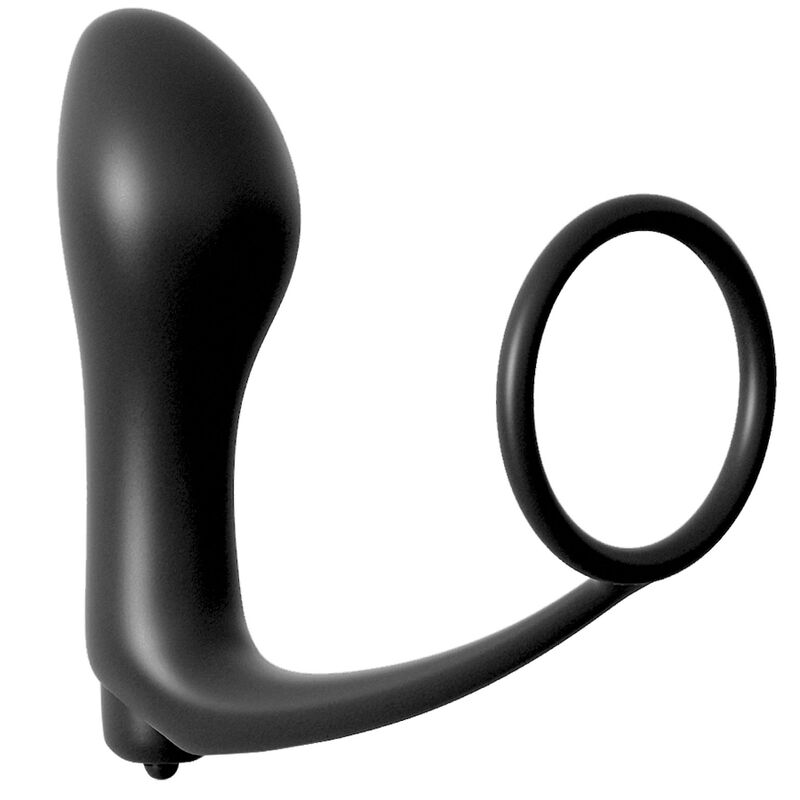 anal fantasy elite collection ass gasm cockring vibrator plug