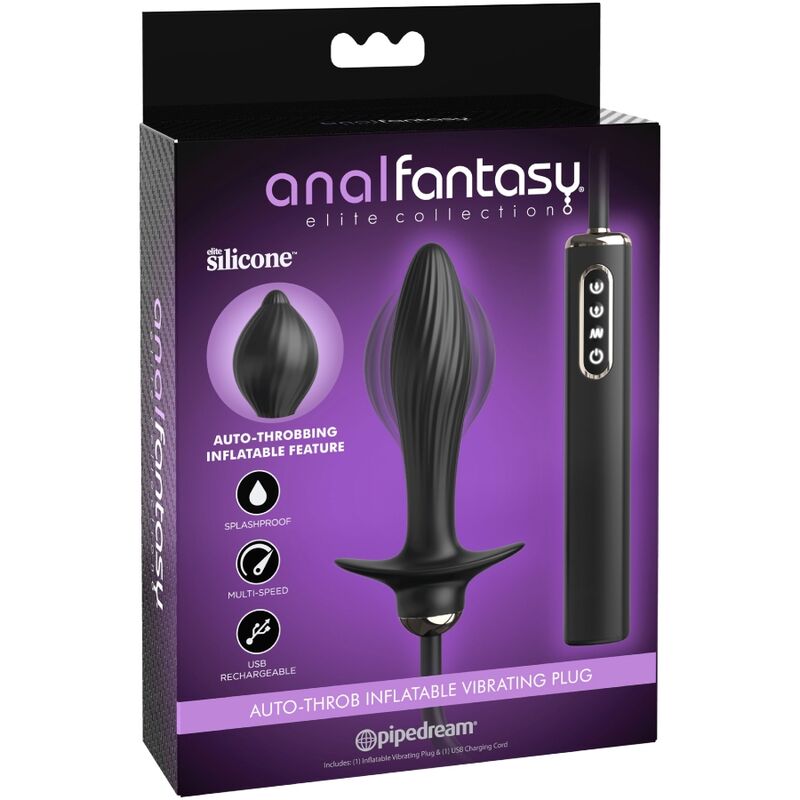 aufblasbarer analvibrator mit pulsfunktion aus silikon für intensives dehngefühl – pipedreams