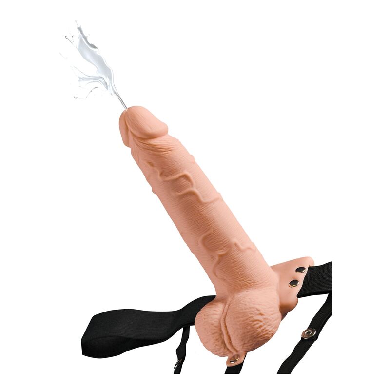 fetish fantasy series serie verstellbares gurt realistischer penis mit spritzenden bllen 19 cm