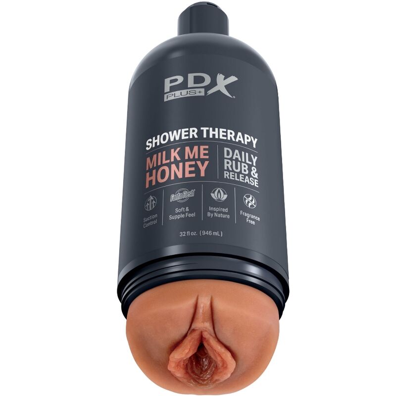 pdx plus stroker masturbator diskretes flaschendesign milk me honey candy shampoo