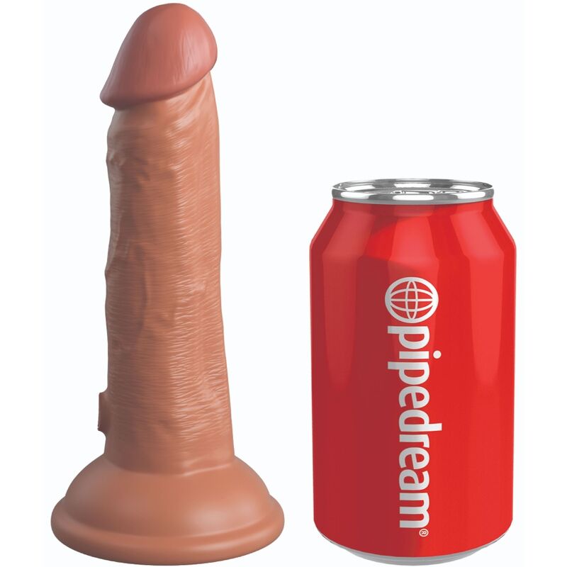 king cock elite realistischer silikondildo 15.2 cm karamell