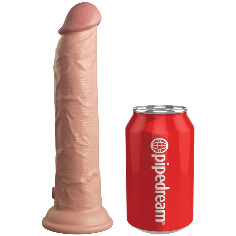 king cock elite realistischer dildo vibrator silikon fernbedienung 23 cm