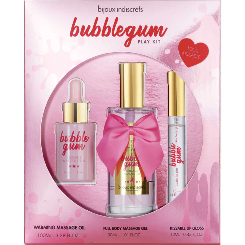 bijoux indiscrets bubblegum spielset mit Öl gel und lipgloss