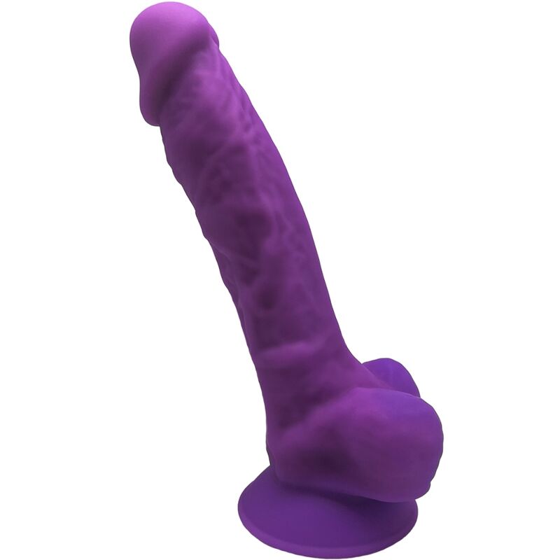 silexd model 1 realistischer penis premium silexpan silikon violett 17.5 cm