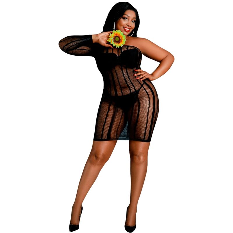 moonlight model 5 kleid schwarz ÜbergrÖsse