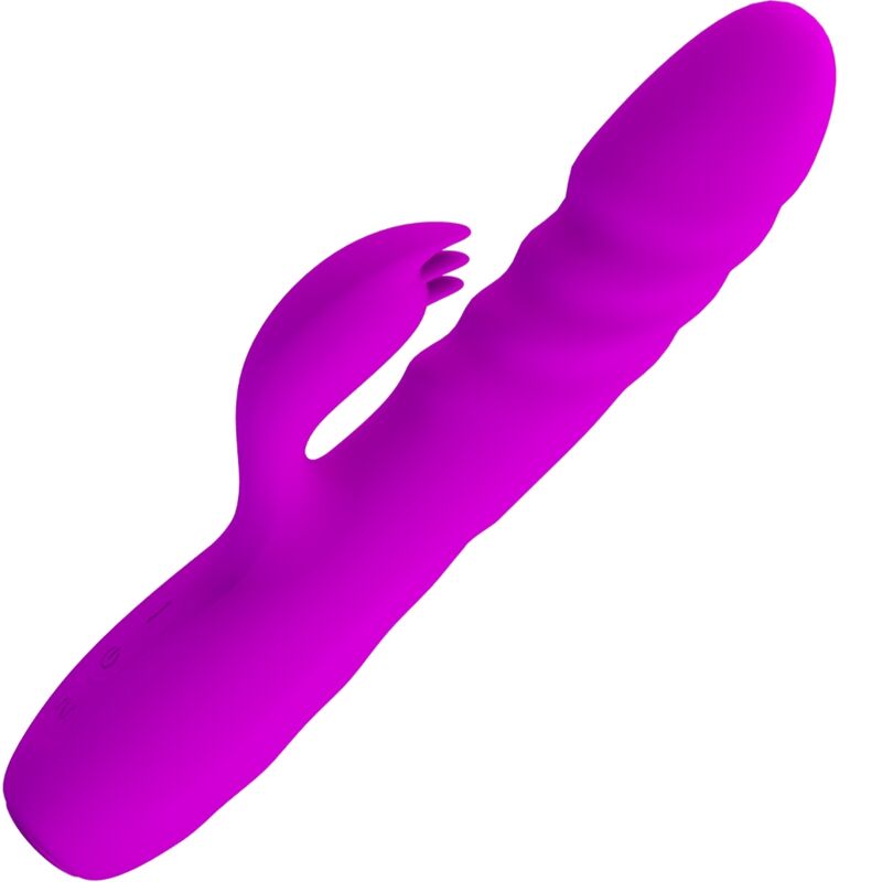 pretty love melanie purple wiederaufladbarer kaninchenvibrator