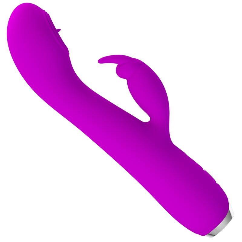 pretty love rachel wiederaufladbarer vibrator mit lila saugnapf