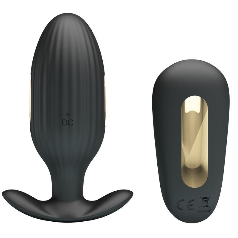 pretty love kelly plug anal wiederaufladbarer vibrator schwarz