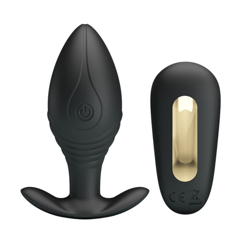 pretty love regina anal plug wiederaufladbarer vibrator schwarz