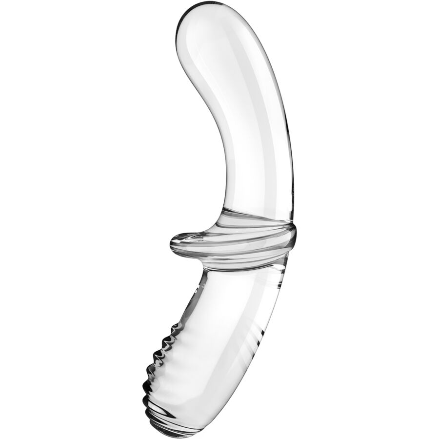 satisfyer doppel kristall dildo transparent
