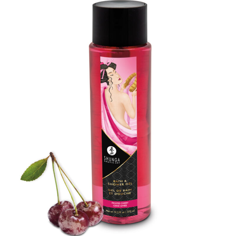shunga bade duschgel frosted cherry 370 ml