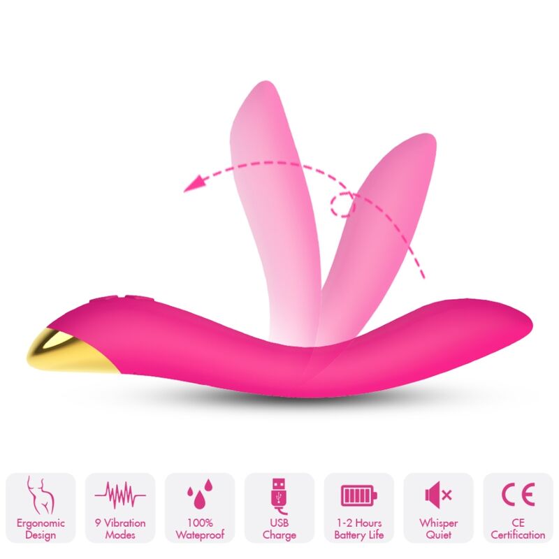 armony flamingo vibrator multiposition fuchsia