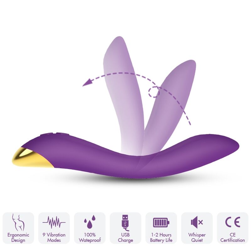 armony flamingo vibrator multiposition lila
