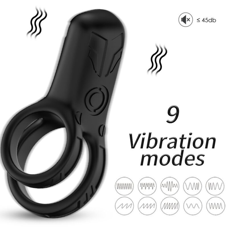 armony doppelringvibrator schwarz