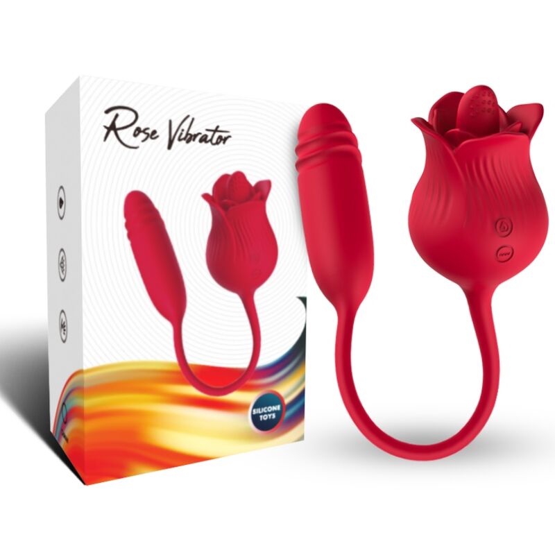 armony roselip leckt vibrierenden clit und vibrator rot