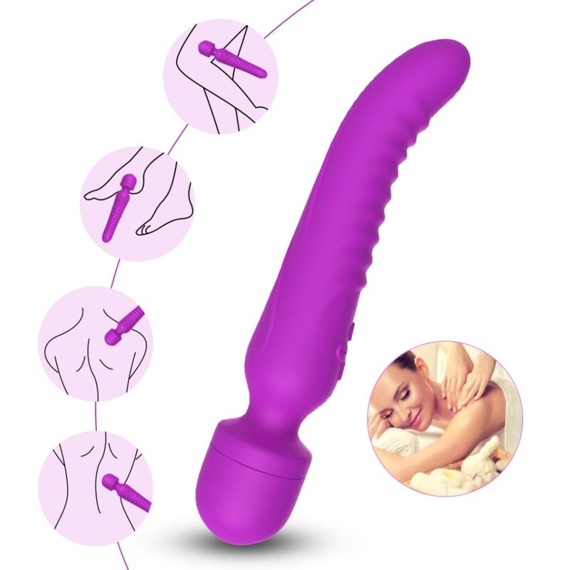 armony mission massager vibrator wÄrmeeffekt lila