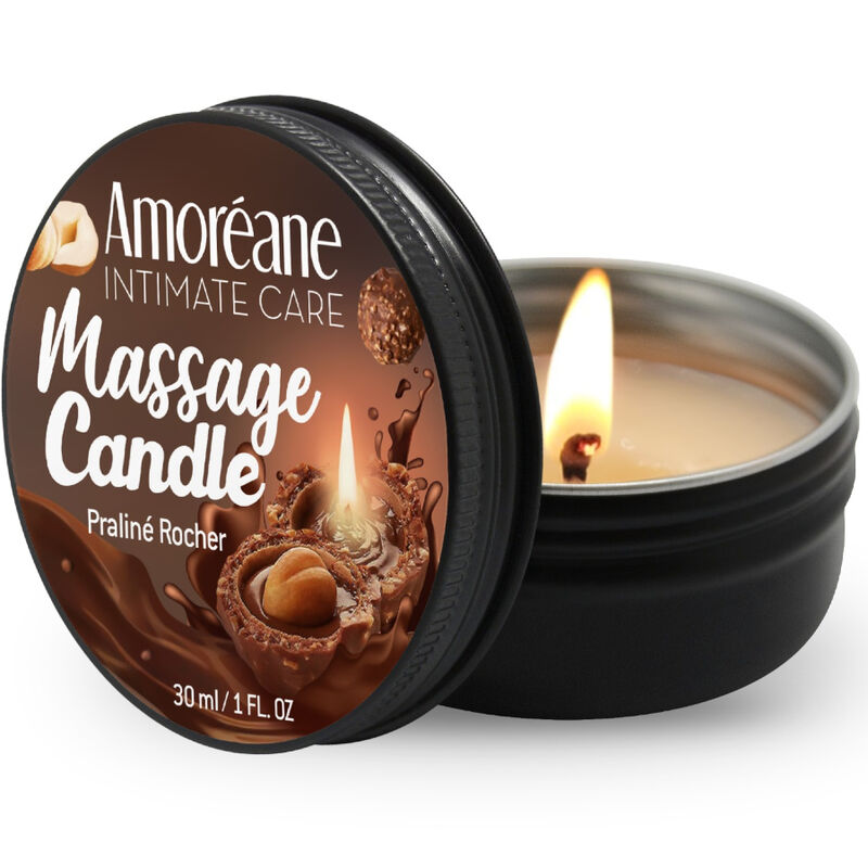 amoreane massagekerze rocher praline 30 ml