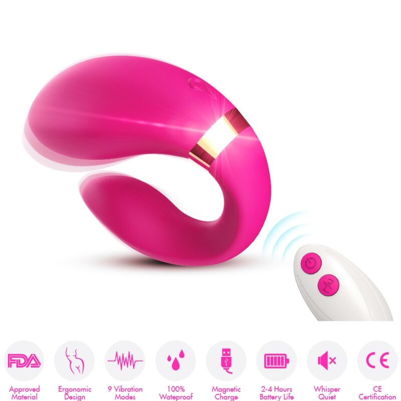 armony vibrator fÜr paare mit fernbedienung fuchsia