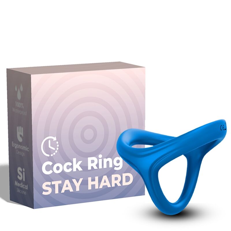 armony tresor doppelter silikonring blau