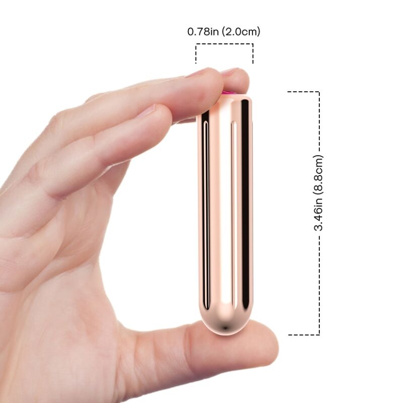 armony gespannungskopf vibrator kugel golden 2 cm x 8.8 cm