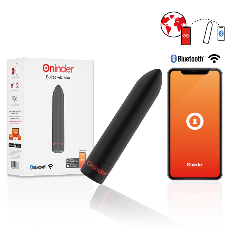 oninder berlin bullet vibrator schwarz 9 modi 8,5 x 2 cm kostenlose app