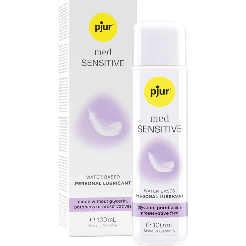 pjur med sensitive glide schmiermittel auf wasserbasis 100 ml
