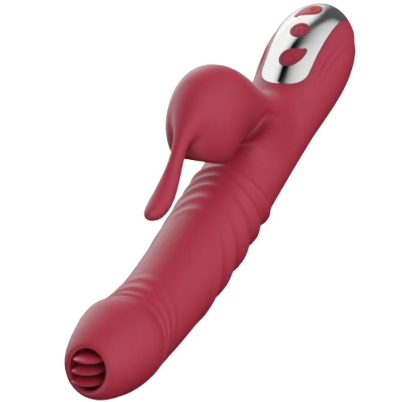 armony suck vibrator sauger mit stimulierender zunge burgund